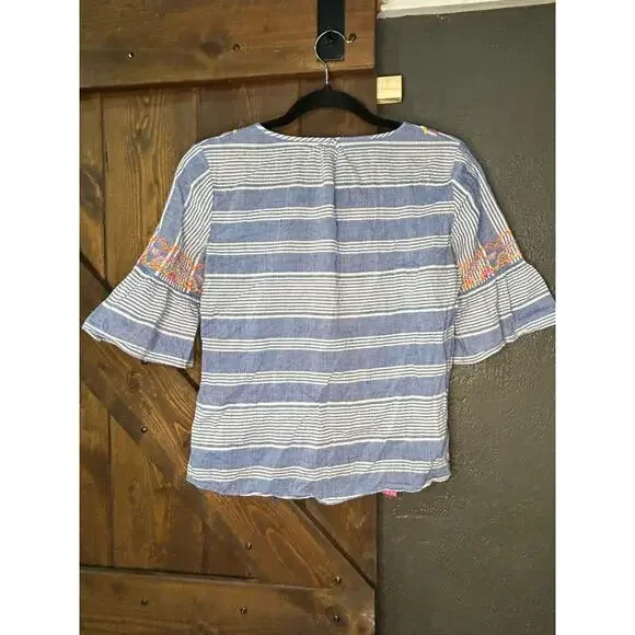 Letarte embroidered summer blouse women’s XS - Picture 4 of 4